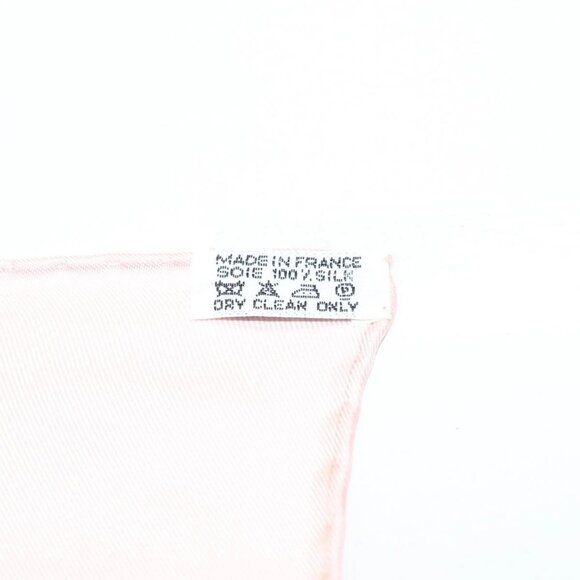 HERMES Carre 90 Scarf ""Fleurs De Fuchsia"" Silk Pink Auth am8730 - Picture 16 of 16